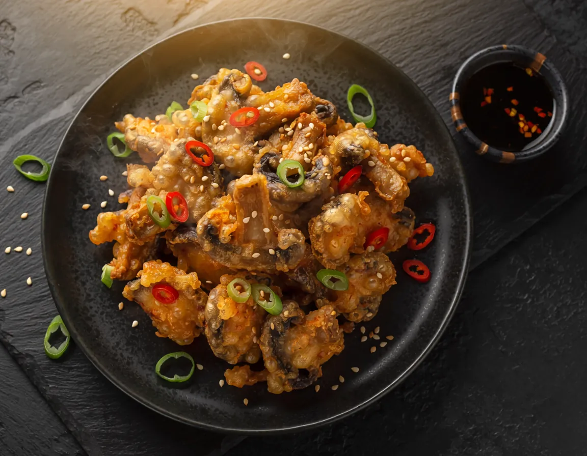 Deep Fried Spicy & Chilli Mushroom 椒鹽蘑菇