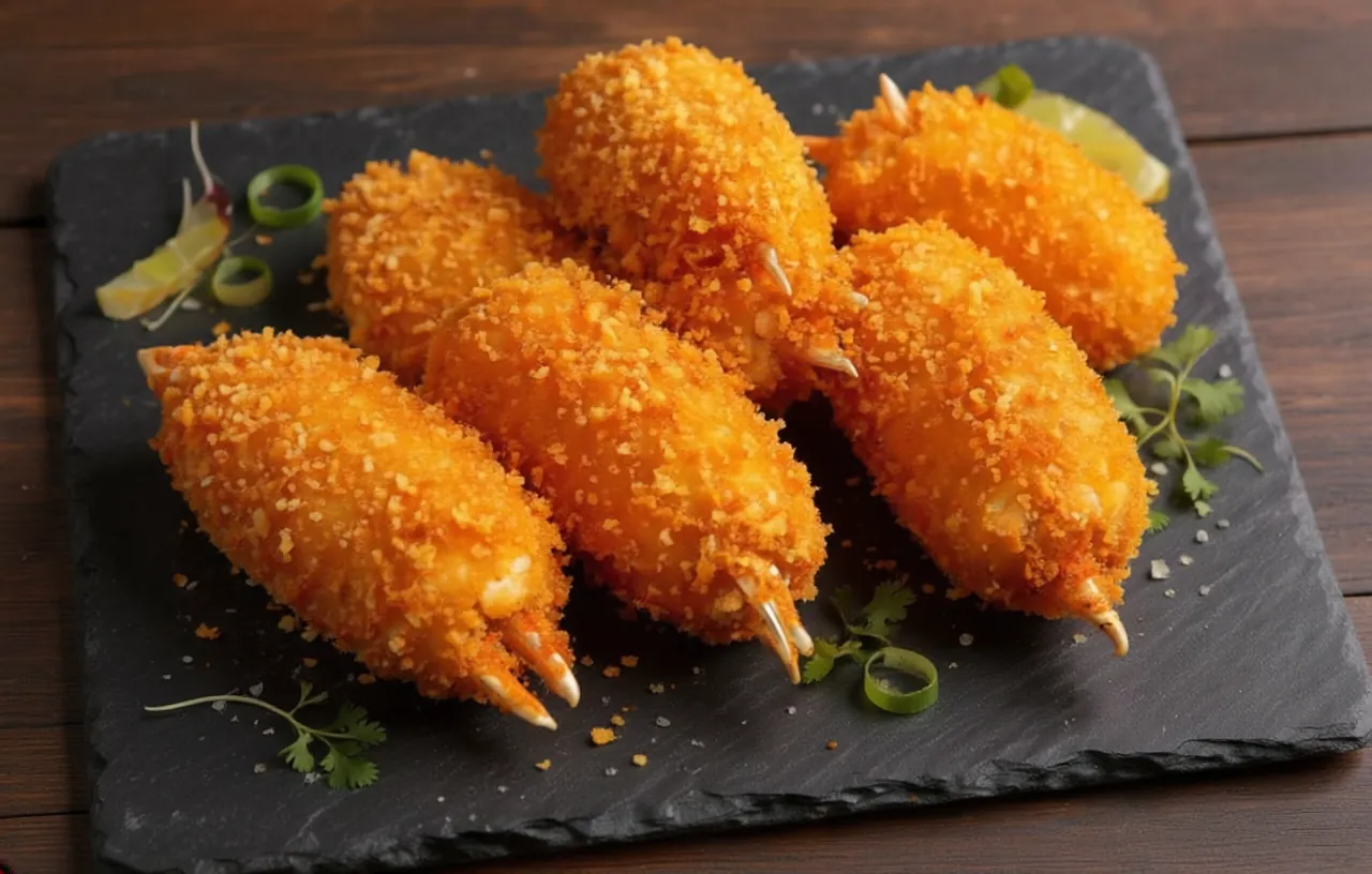 Stuffed Crab Claws in Breadcrumbs (5) 麵包糠蟹鉗