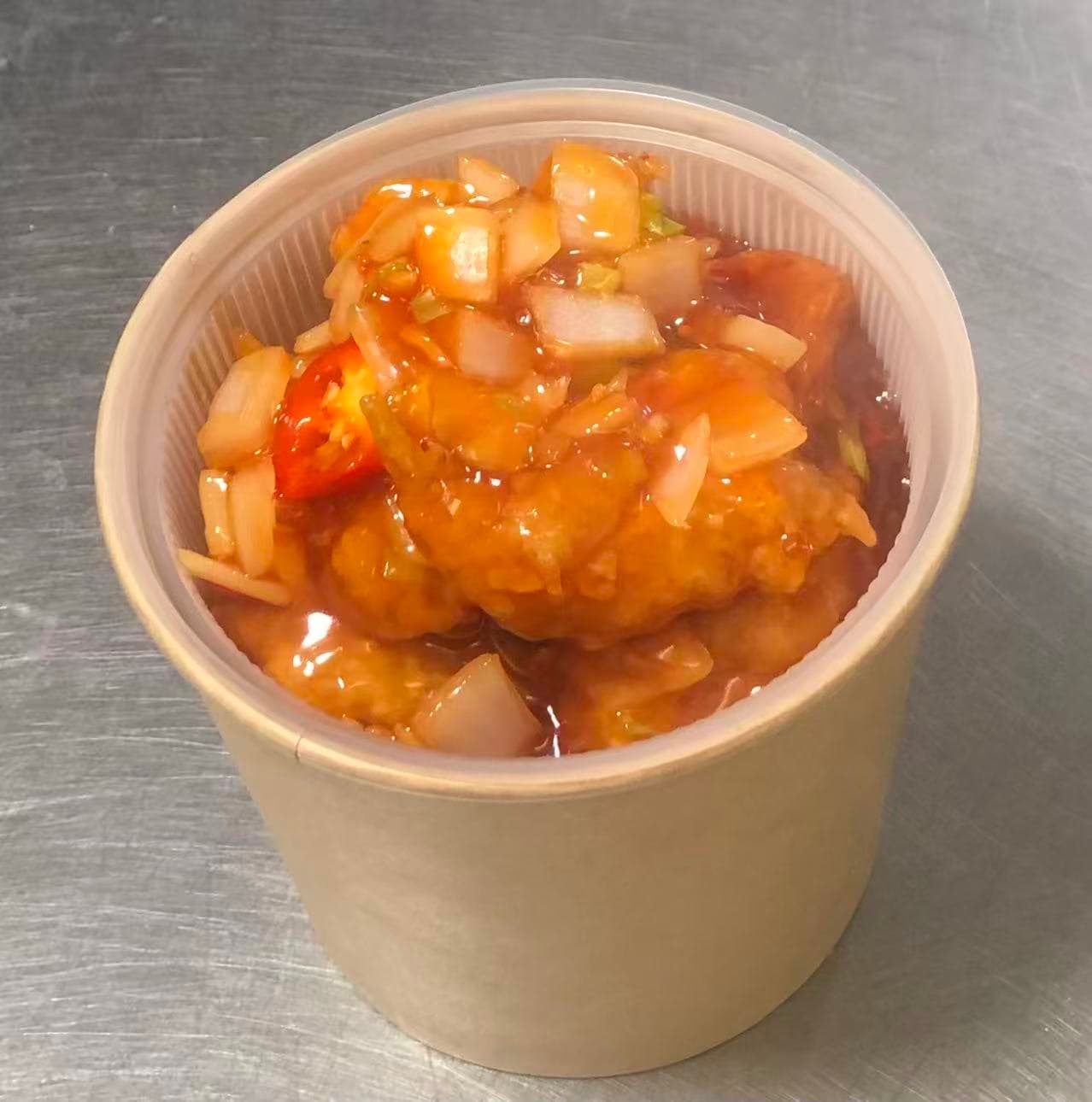 Chilli King Prawns 辣汁大蝦飯