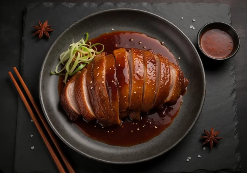 Roast Duck in Plum Sauce 梅子鴨