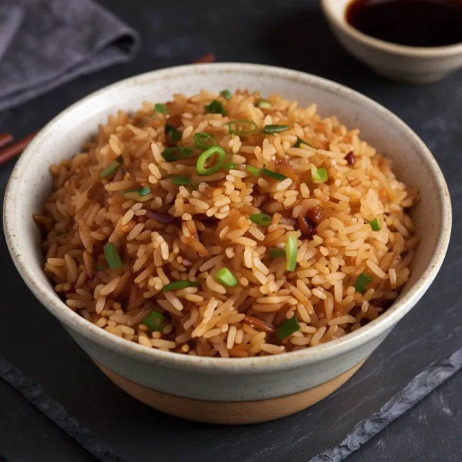 Fried Rice with Soya Sauce 鼓油炒飯