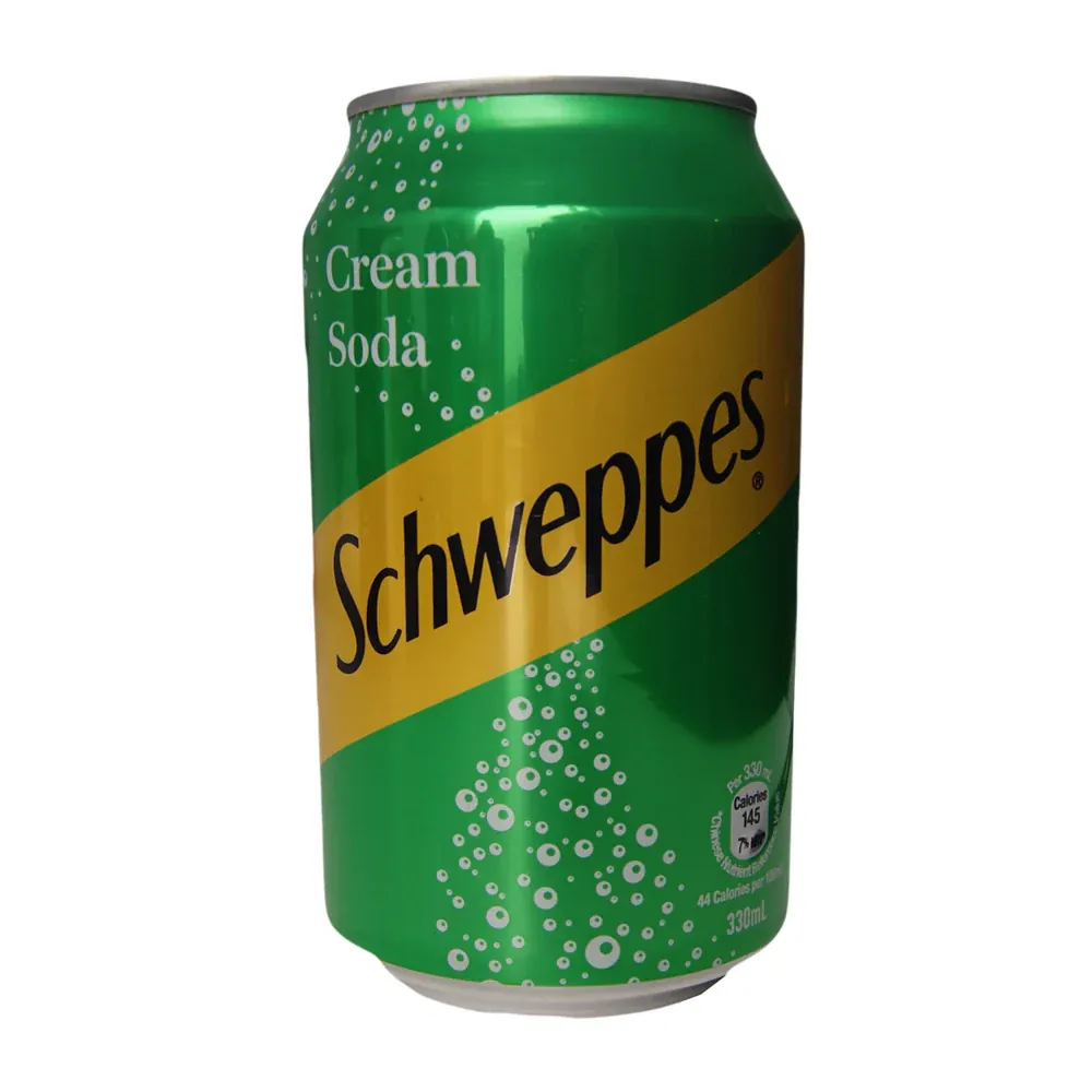 Can of Schweppes Cream Soda